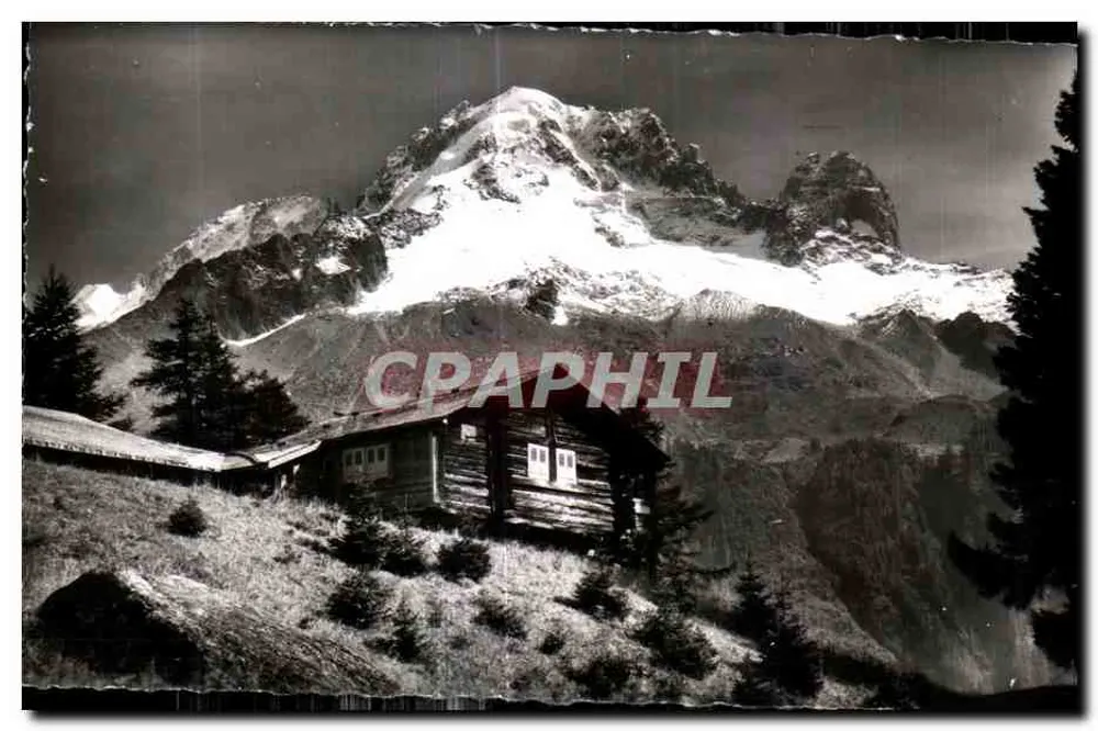 Mont-Blanc — Savoyardischer Chalet in den Hochalpen — C. ROSSAT MICNOD - Vorderseite