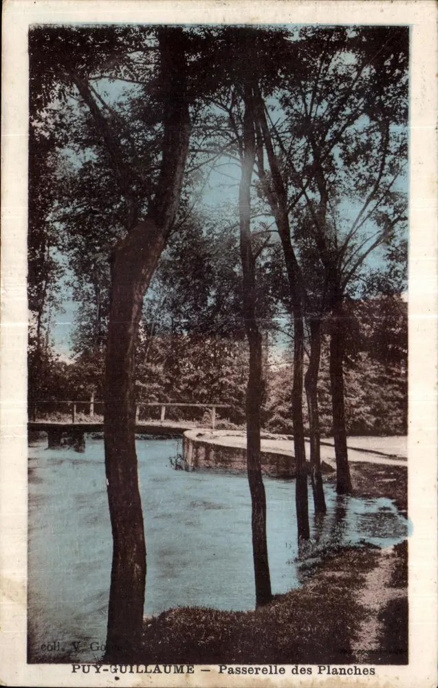 Puy-Guillaume — Ponte das Placas — coll. Y. Godefroy - Frente