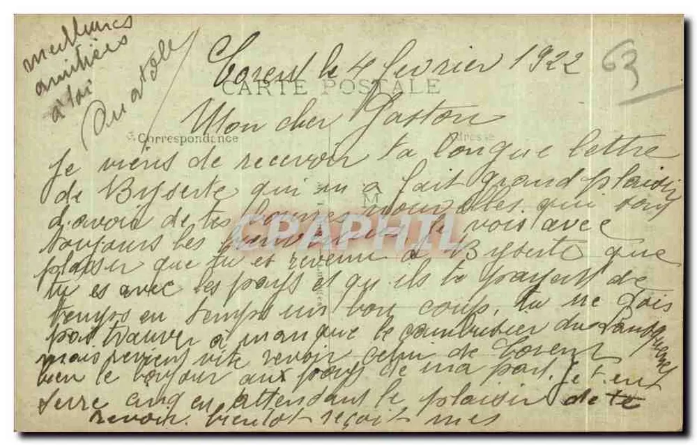 Szene des Lebens — Marguerite und zwei Männer — Verlag Antonin MEYNIEL und Régis M, Nr. 6307 - Rückseite