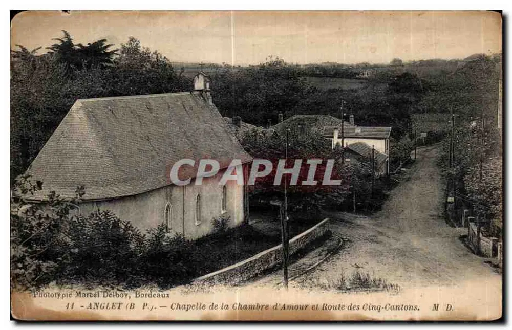 Kapelle der Kammer der Liebe und Route des Cinq-Cantons — Phototypie Marcel Delboy, Bordeaux — Nr. 11 - Vorderseite