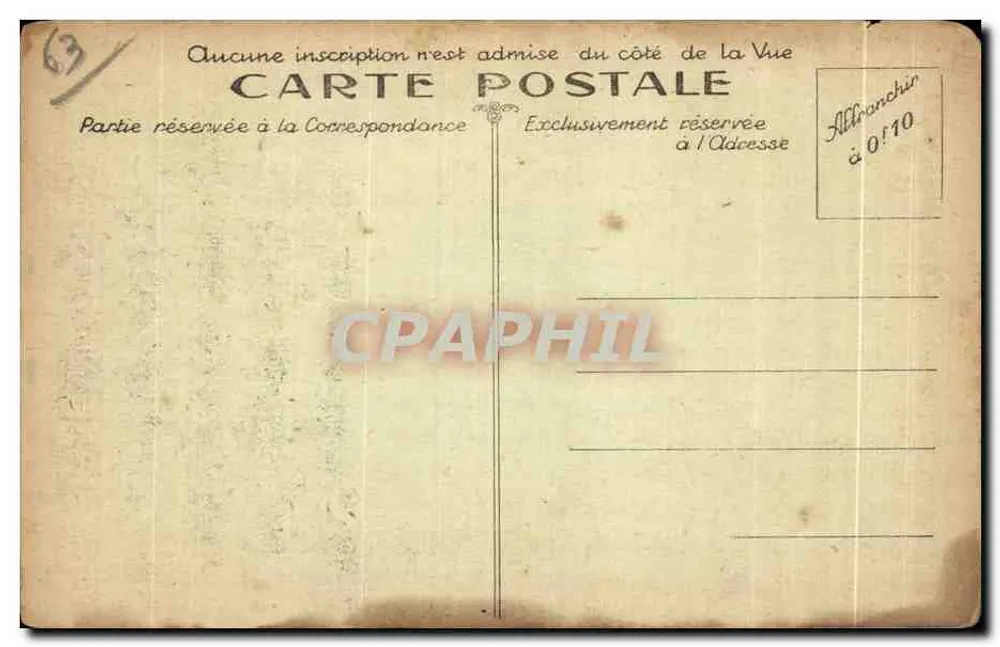 Kapelle der Kammer der Liebe und Route des Cinq-Cantons — Phototypie Marcel Delboy, Bordeaux — Nr. 11 - Rückseite