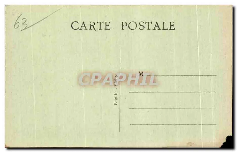 Pittoreske Auvergne — 171. La Bourrée — Ideal - Rückseite