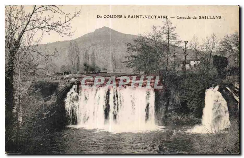 Cachoeira de SAILLANS — De COUDES a SAINT-NECTAIRE — editada por Mirecane - Lyon - n°146 - Frente