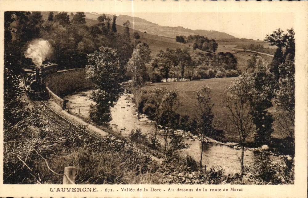 Auvergne - 672 - Tal der Dore - Unter der Marat Straße - Vorderseite