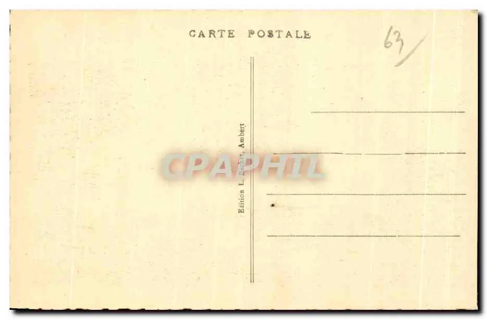 Auvergne - 672 - Tal der Dore - Unter der Marat Straße - Rückseite
