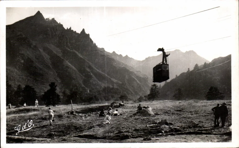 Valle dell'Enter - Teleferico di Sancy — L’Auvergne, editore G.d'O, n°275 - Recto