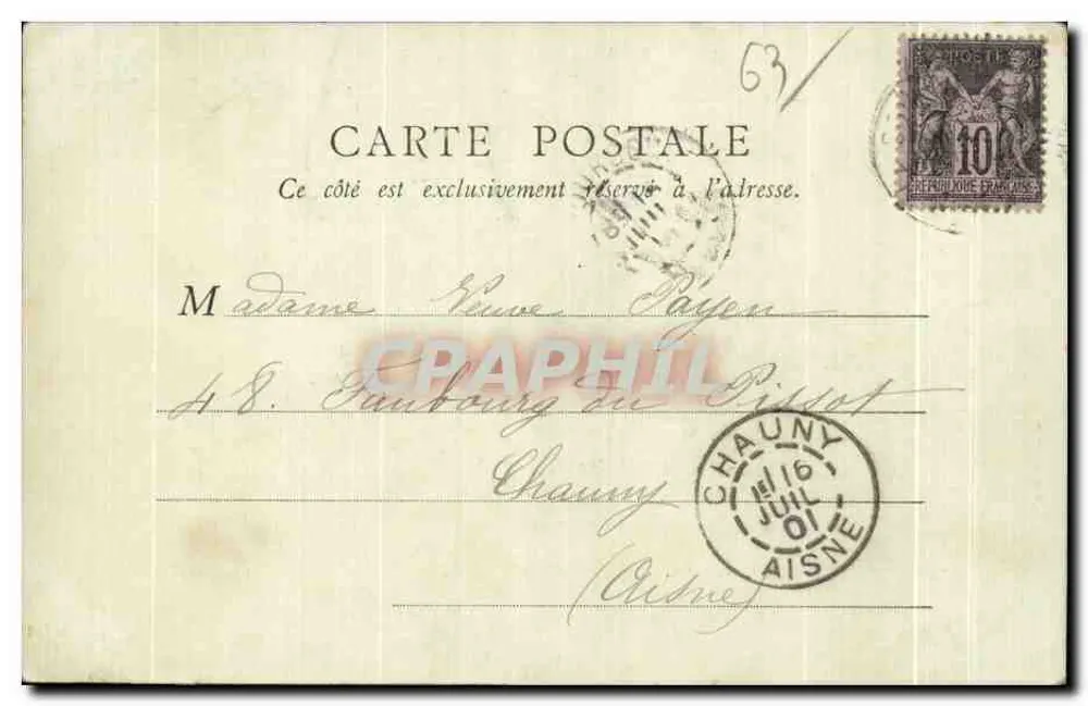 La Grande-Buvette — Paris — B.F. Paris - Verso