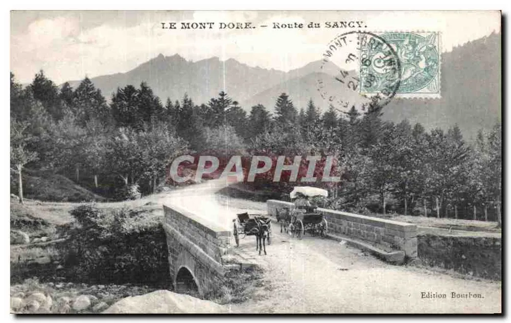 Le Mont Dore — Estrada do Sancy — Edição Bourbon - Frente