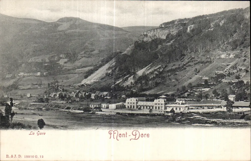 A Estação — Mont-Dore — R.&J.D. 10916 G.19 - Frente