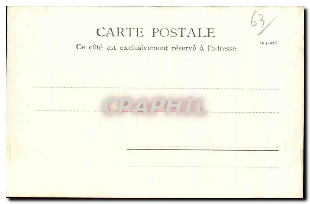 A Estação — Mont-Dore — R.&J.D. 10916 G.19 - Verso