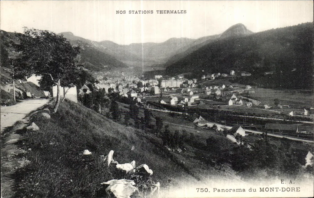Panorama do Mont-Dore — Editor E.A., n° 750 - Frente