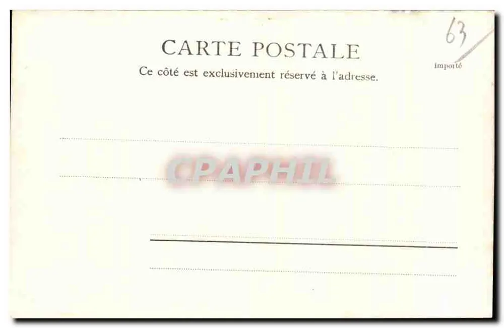 A Igreja — Mont-Dore — R.&J. D. 10916 B.12 - Verso