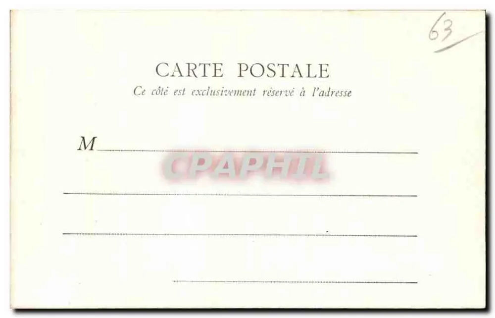 Mont-Dore — A Igreja — B.E., Paris - Verso