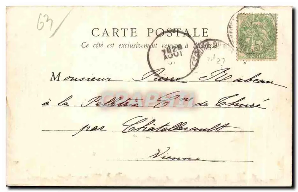 Mont-Dore — Vista geral — B.F. Paris, n°2 - Verso