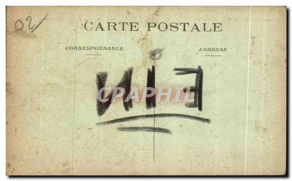 Igreja de SENNOISE (Aisne) — ruínas após a guerra 1914-17 — L. C. H., Visé Paris, n°701 - Verso