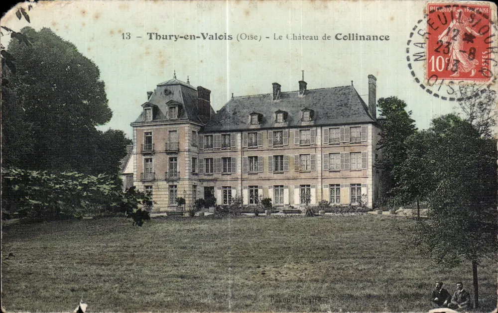 Thury-en-Valois (Oise) — Il Castello di Collinancé — editore Parigi, Impr. L. Béguin - Recto