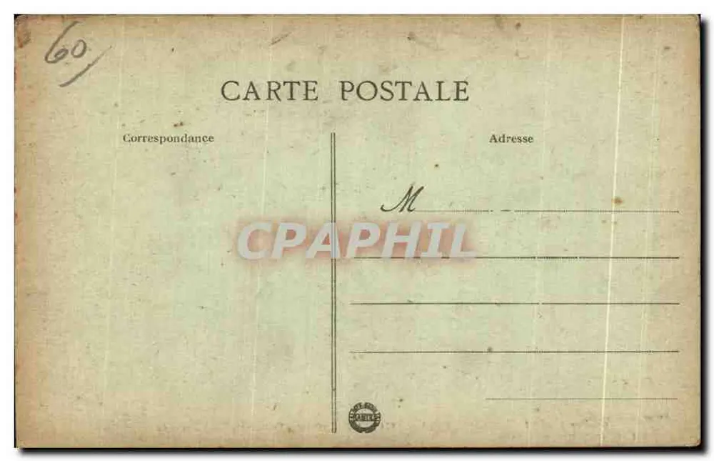 Noyon (Oise) — A devastação alemã — L. C. H. Paris, n° 814 - Verso