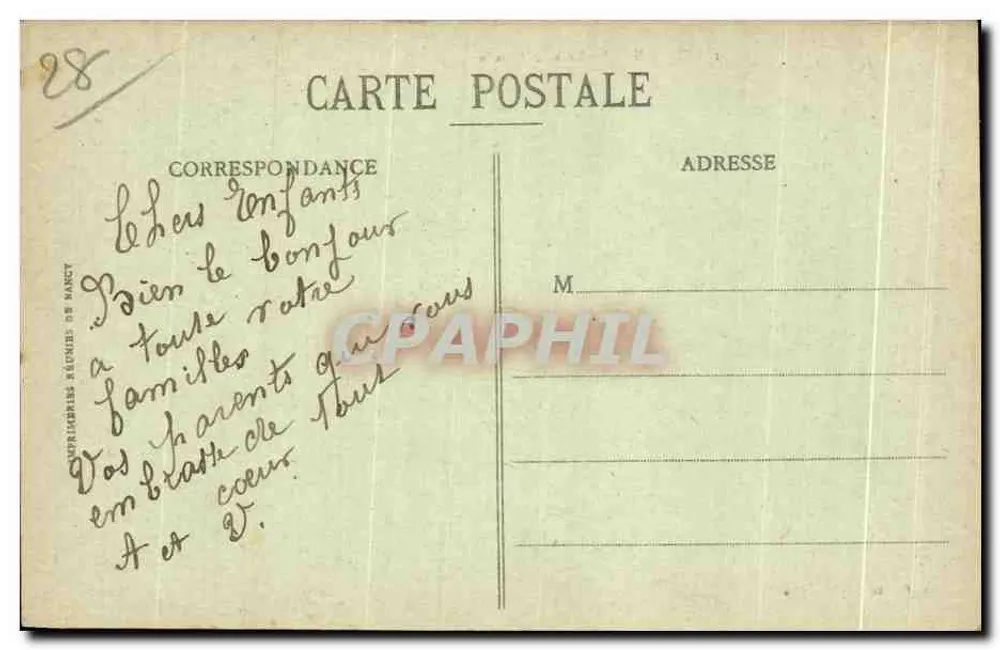 Dreux - A Subprefeitura — Ch. Foucault, editor, Dreux - Verso