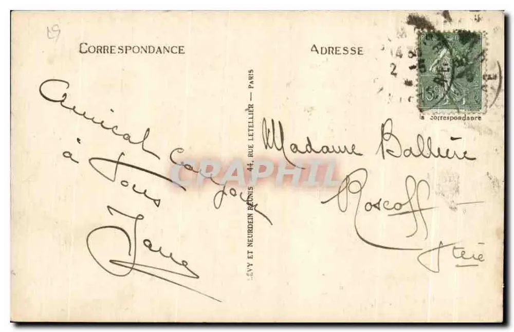 Quimper - O Teatro - L.L. - n°28 - Verso