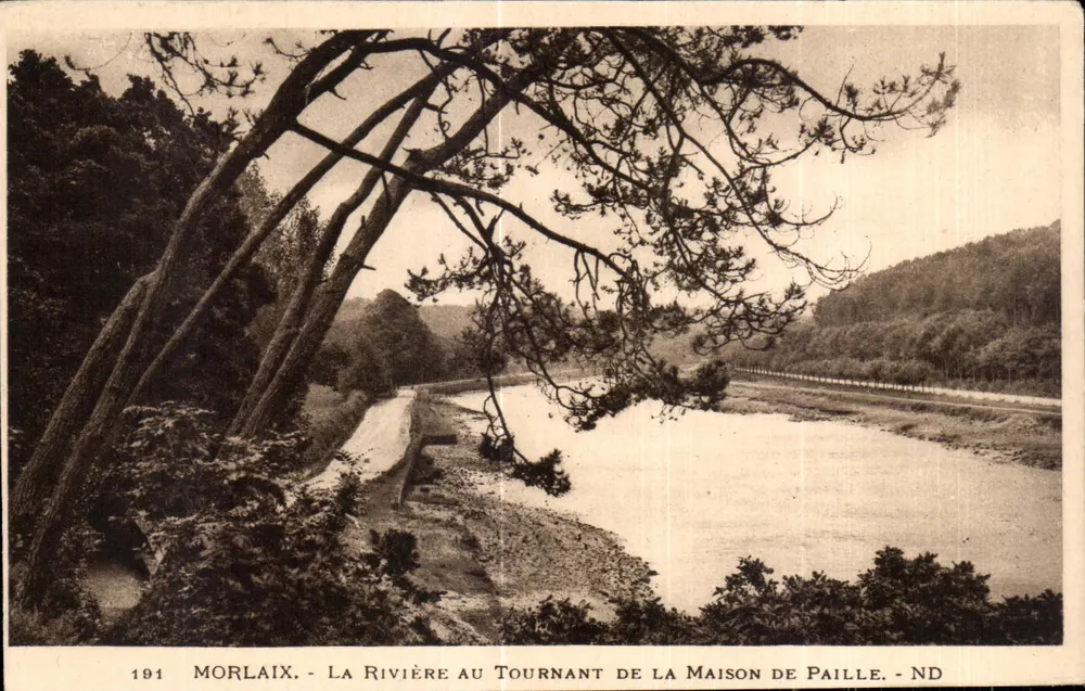 Morlaix - Der Fluss am Bogen der Strohhütte - ND - Vorderseite