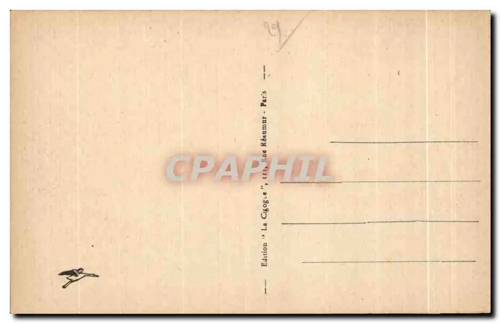 Morlaix - Igreja de Santa Mélanie — Editor Rénoumur, n° 181 - Verso