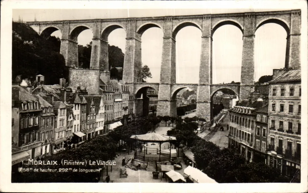 Morlaix (Finistère) — O Viaduto — Edição Morlaix, n°1 - Frente
