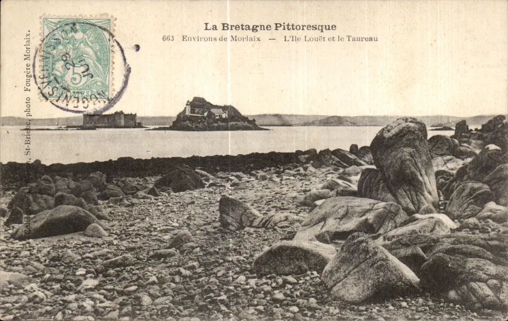 Insel Louët und der Stier — Umgebung von Morlaix — La Bretagne Pittoresque, n°663 - Vorderseite