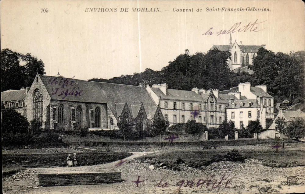 Um Morlaix — Konvent von Saint-François-Géburien — La Sallette - Vorderseite