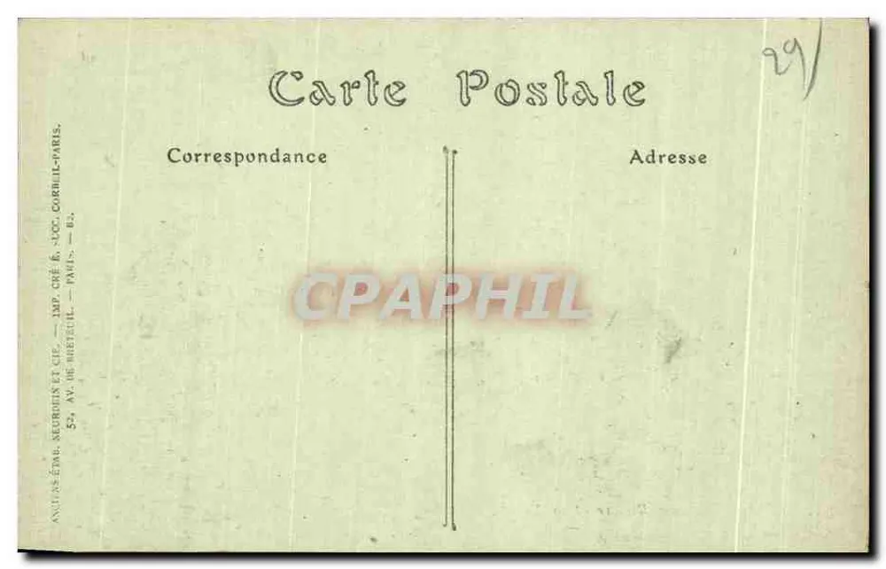 Morlaix — A Ribeira e a Casa Branca — editor Antigos Estabelecimentos Neuroulin e Cia - Verso