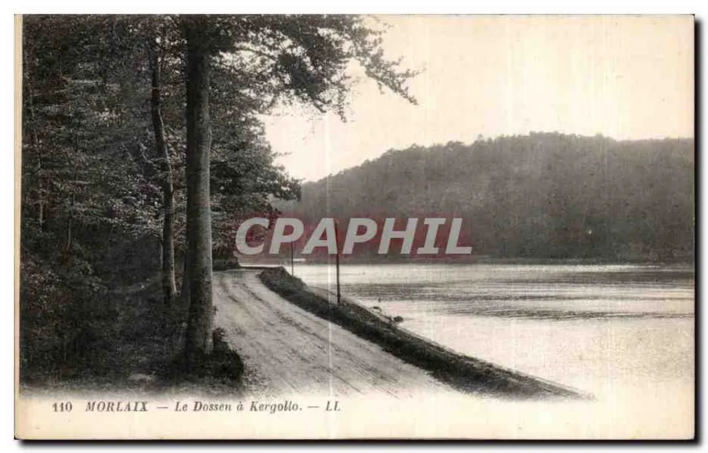 Morlaix — O Lago Le Dossen em Kergollo — LL. — n°110 - Frente