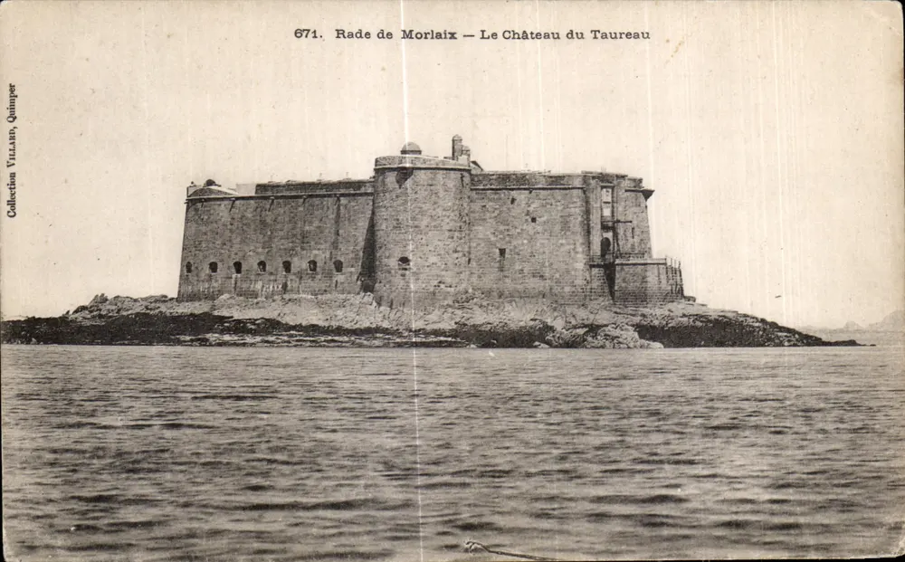 Rade de Morlaix — O Castelo do Touro — Coleção Vullian, Quimper - Frente