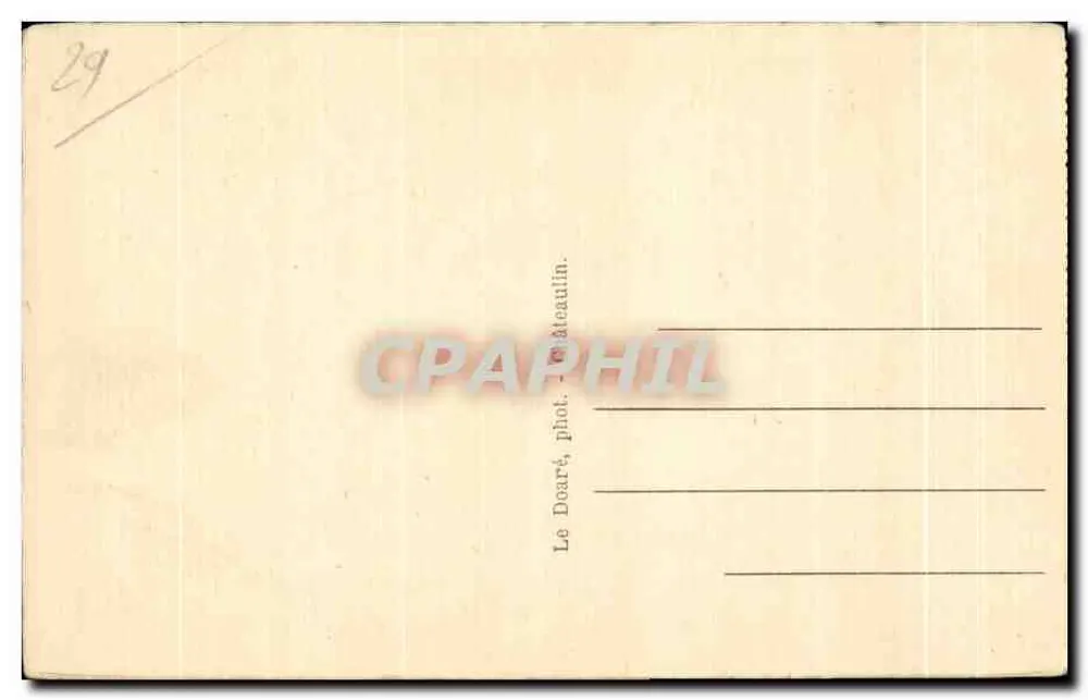 Locronan — Autel du Rosaire — 1914 - Verso