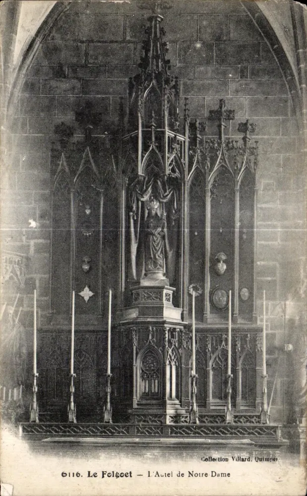 Le Folgoët — O Altar de Nossa Senhora — Coleção Villiard, Quimper - Frente