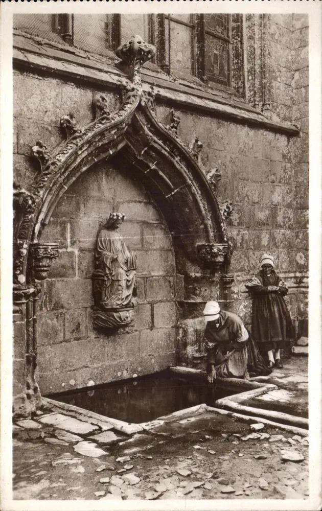 Le Folgoët (Finistère) — Die Wunderquelle — Imp. Letellier, Paris - Vorderseite