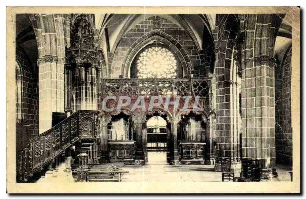Le Folgoët — Interior de la Iglesia — Edición Casa — Brest - Anverso