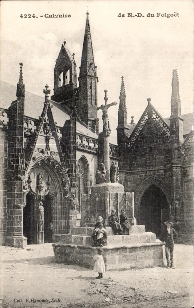 Kreuzweg von Notre-Dame du Folgoët — Verleger E. Hamonic, n° 4224 - Vorderseite