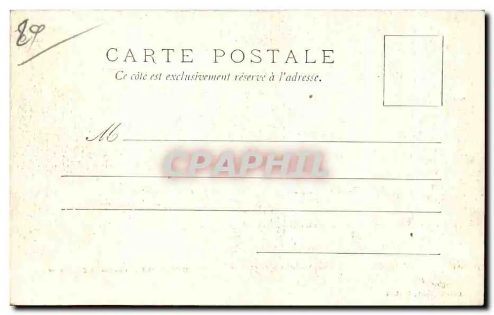 Huelgoat — Saída do Gouffre — Andréieu, Edit., Morlaix - Verso