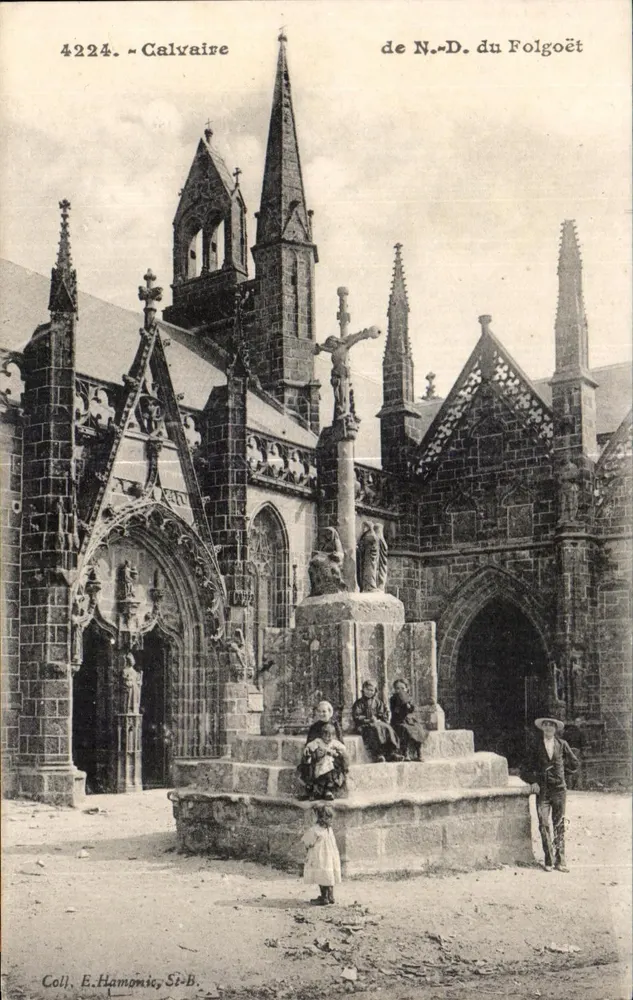 Calvaire der Notre-Dame du Folgoët — Verlag E. Hamonic, Nr. 4224 - Vorderseite