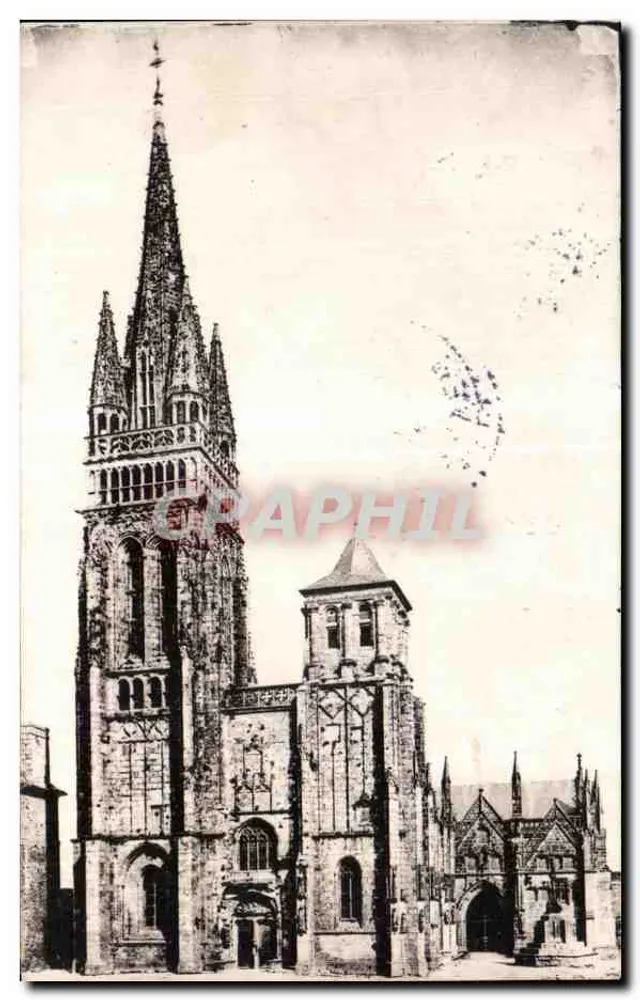 Le Folgoët (Finistère) — Fassade der Kirche (15. Jahrhundert) — Edition Masson - Brest, Nr. 23 - Vorderseite