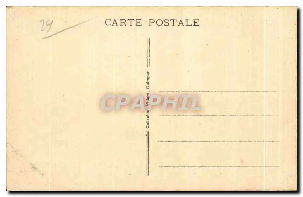 Ar Folgoat - Kapelle des Krönungs (1900) — Verlag Villard, Guimper - Rückseite