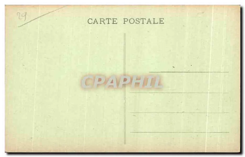 Le Folgoët - Allgemeiner Blick auf die Kirche — Sammlung Villard, Quimper, Nr. 626 - Rückseite