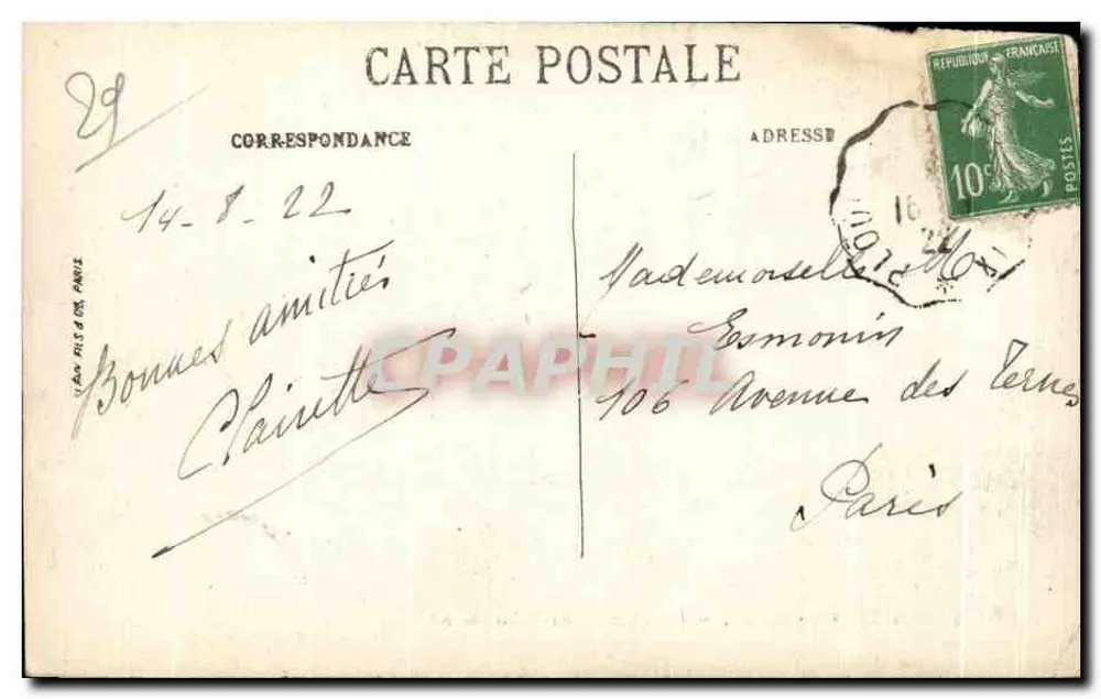 Tré gastel-le-Diben — Die Needles von Diben — LL. - Rückseite