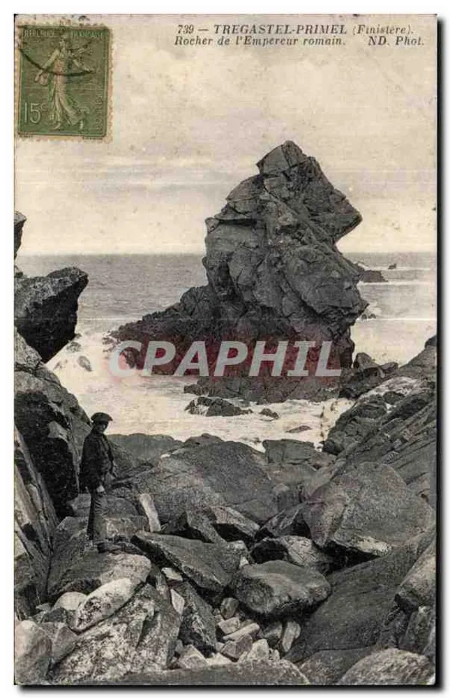 Tregastel-Primel — Rocher de l'Empereur romain — ND. Phot. - Vorderseite