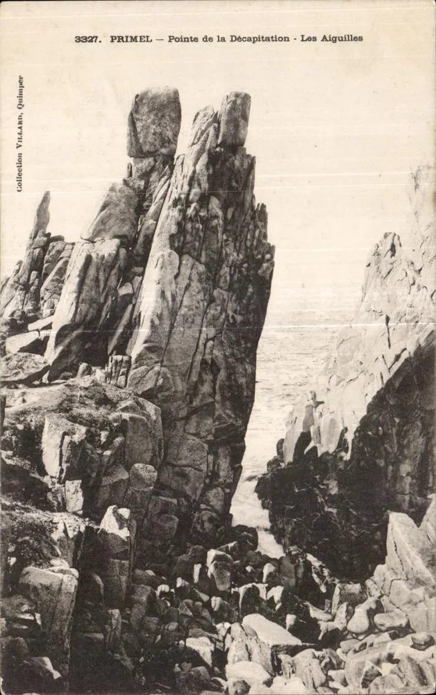 Primel — Ponta da Decapitação — As Agulhas — Coleção Villard, Quimper - Frente