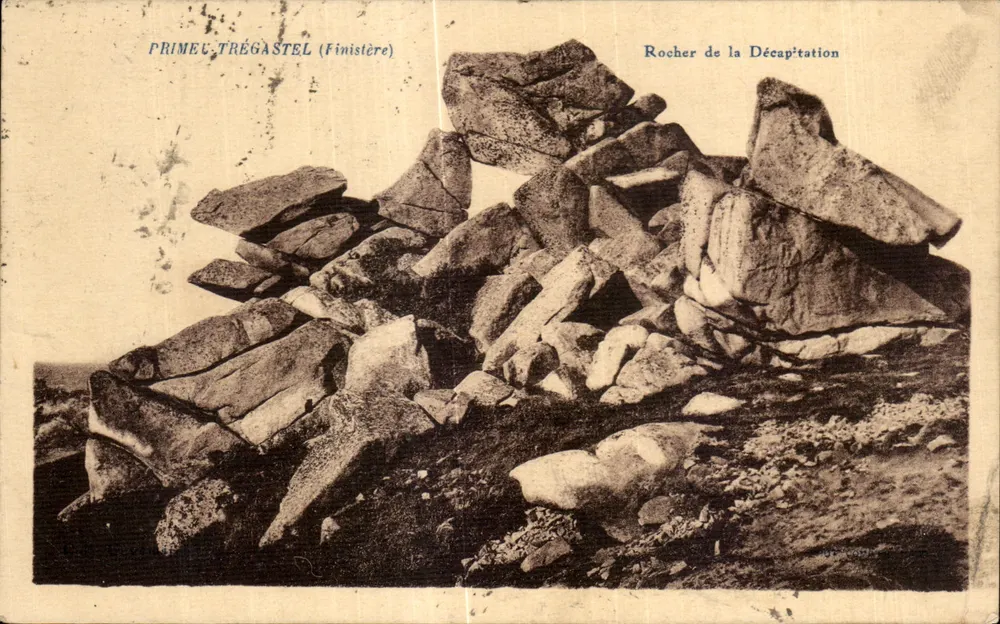 Rocher de la Décapitation — Primeu-Trégastel (Finistère) - Vorderseite