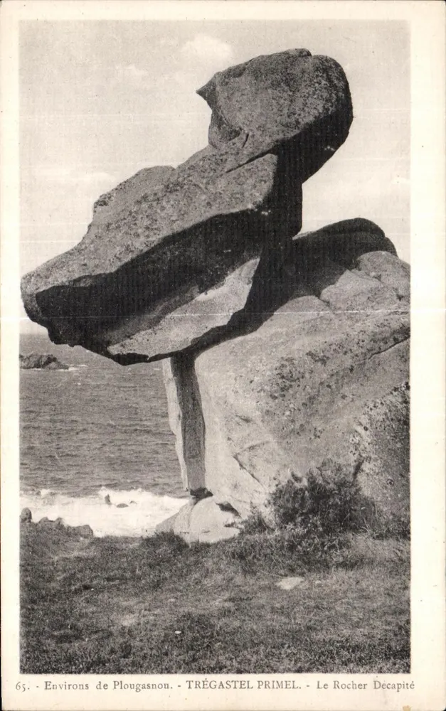 Trégastel-Primel - Der abgehackte Felsen — Um Plougasnou, n°65 - Vorderseite