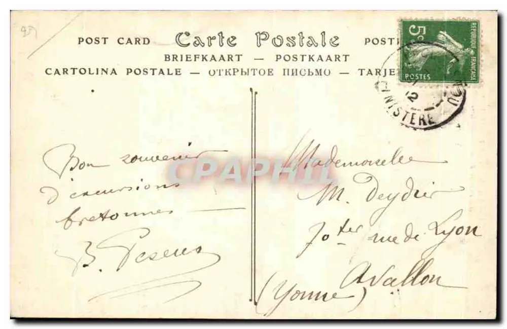 Tregastel-Primel (Finistère) — Emperorscher Felsen — Verleger ND, Nr. 739 - Rückseite