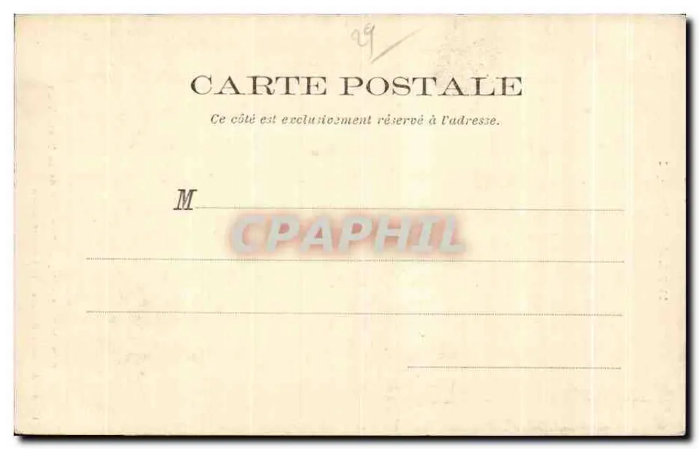 Morlaix — Escada da Grand'Rue — Coleção A. Warron, Fot. Fougière - Verso