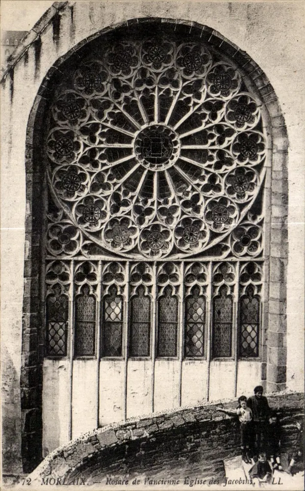 Morlaix — Rosace der alten Kirche der Jacobiner — LL - Vorderseite