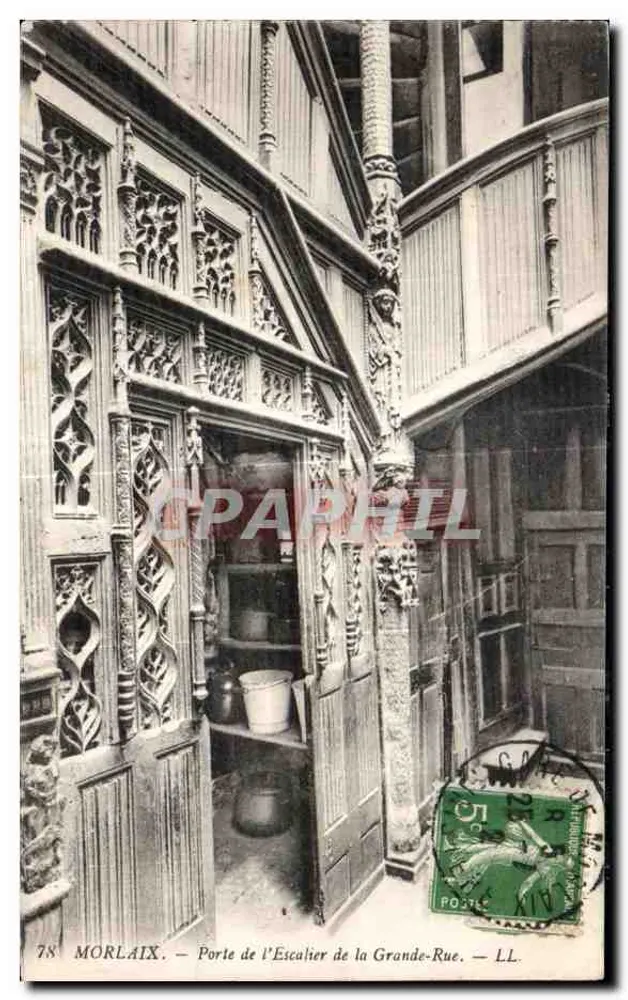 Morlaix — Tor der Treppe der Grande-Rue — LL. n°78 - Vorderseite